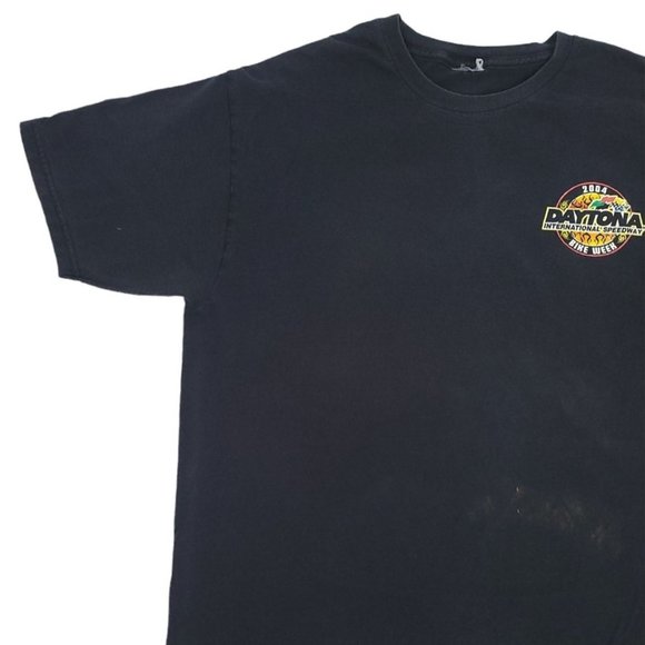 Daytona Beach Bike Week 2004 T Shirt Size M 63 Years Short Sleeve Black - Picture 7 of 12